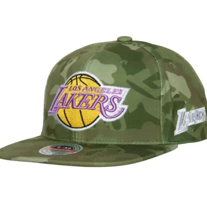 Mitchell & Ness Fitted-Ghost Camo Stretch Fitted Hwc Los Angeles Lakers