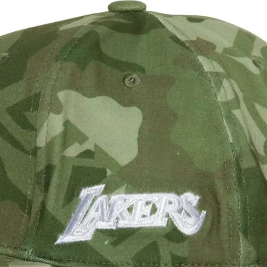 Mitchell & Ness Fitted-Ghost Camo Stretch Fitted Hwc Los Angeles Lakers
