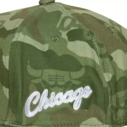Mitchell & Ness Fitted-Ghost Camo Stretch Fitted Hwc Chicago Bulls