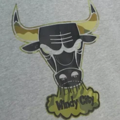 Mitchell & Ness Hoodies & Sweatshirts-Ghost Green Camo Hoody Chicago Bulls