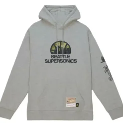 Mitchell & Ness Hoodies & Sweatshirts-Ghost Green Camo Hoody Seattle Supersonics