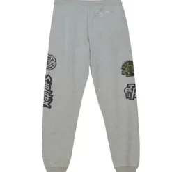 Mitchell & Ness Pants-Ghost Green Camo Sweatpants Toronto Raptors