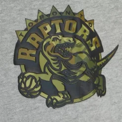 Mitchell & Ness Pants-Ghost Green Camo Sweatpants Toronto Raptors