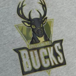 Mitchell & Ness Pants-Ghost Green Camo Sweatpants Milwaukee Bucks