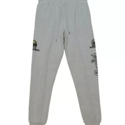 Mitchell & Ness Pants-Ghost Green Camo Sweatpants Seattle Supersonics