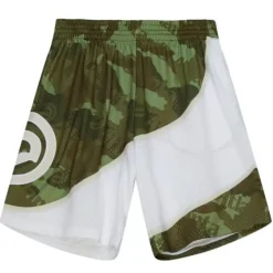 Mitchell & Ness Shorts-Ghost Green Camo Swingman Atlanta Hawks 1986-87 Shorts