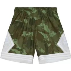Mitchell & Ness Shorts-Ghost Green Camo Swingman Chicago Bulls 1997-98 Shorts