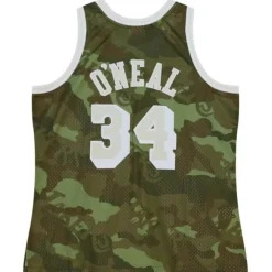 Mitchell & Ness Nba Swingman-Ghost Green Camo Swingman Shaquille O'Neal Los Angeles Lakers 1996-97 Jersey
