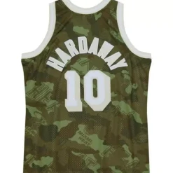 Mitchell & Ness Nba Swingman-Ghost Green Camo Swingman Tim Hardaway Miami Heat 1996-97 Jersey