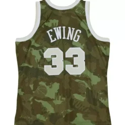 Mitchell & Ness Nba Swingman-Ghost Green Camo Swingman Patrick Ewing New York Knicks 1991-92 Jersey