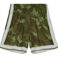 Mitchell & Ness Shorts-Ghost Green Camo Swingman Boston Celtics 1985-86 Shorts
