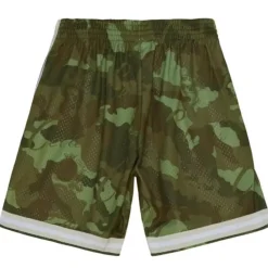 Mitchell & Ness Shorts-Ghost Green Camo Swingman Boston Celtics 1985-86 Shorts