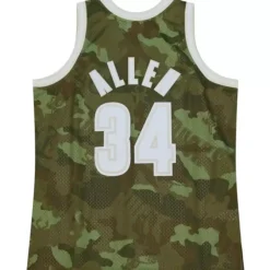 Mitchell & Ness Nba Swingman-Ghost Green Camo Swingman Ray Allen Milwaukee Bucks 2000-01 Jersey