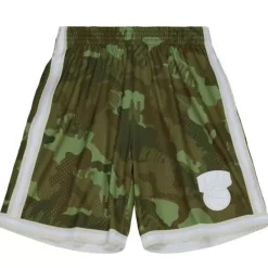 Mitchell & Ness Shorts-Ghost Green Camo Swingman New York Knicks 1991-92 Shorts