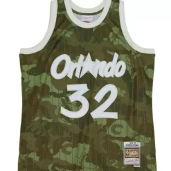Mitchell & Ness Nba Swingman-Ghost Green Camo Swingman Shaquille O'Neal Orlando Magic 1984-85 Jersey