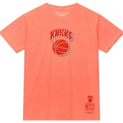 Mitchell & Ness T-Shirts & Tops-Golden Hour Glaze Ss Tee New York Knicks