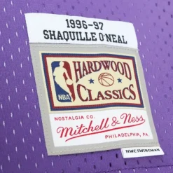 Mitchell & Ness Nba Swingman-Golden Hour Glaze Swingman Jersey Los Angeles Lakers 1996 Shaquille O'Neal
