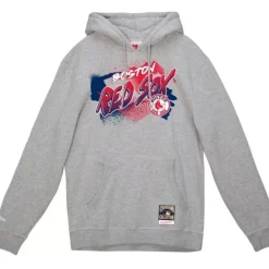 Mitchell & Ness Hoodies & Sweatshirts-Graff Hoodie Boston Red Sox