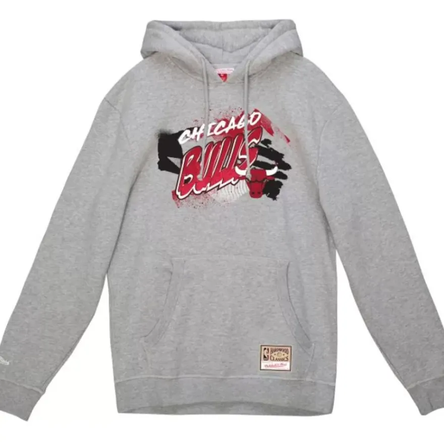 Mitchell & Ness Hoodies & Sweatshirts-Graff Hoodie Chicago Bulls