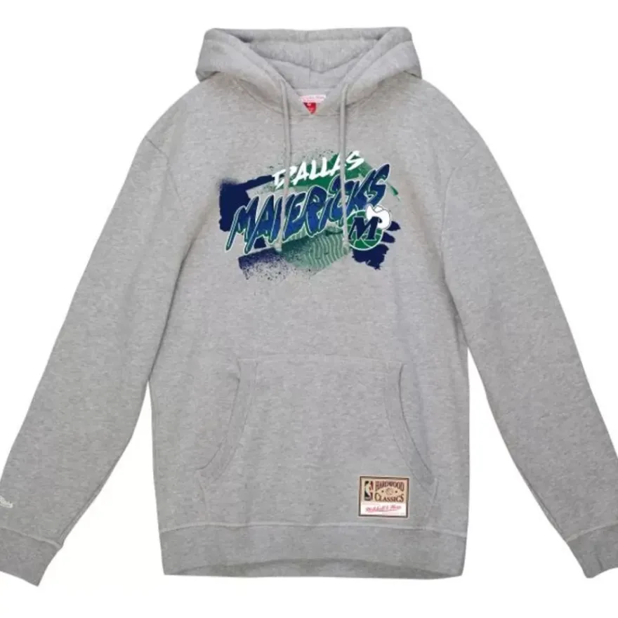 Mitchell & Ness Hoodies & Sweatshirts-Graff Hoodie Dallas Mavericks