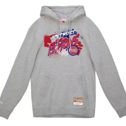 Mitchell & Ness Hoodies & Sweatshirts-Graff Hoodie Detroit Pistons