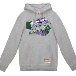 Mitchell & Ness Hoodies & Sweatshirts-Graff Hoodie Milwaukee Bucks