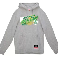 Mitchell & Ness Hoodies & Sweatshirts-Graff Hoodie Minnesota North Stars