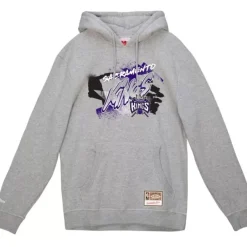 Mitchell & Ness Hoodies & Sweatshirts-Graff Hoodie Sacramento Kings