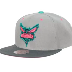 Mitchell & Ness Snapback-Grey Wolf Mags Snapback Charlotte Hornets
