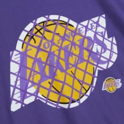 Mitchell & Ness T-Shirts & Tops-Grid Tee Los Angeles Lakers