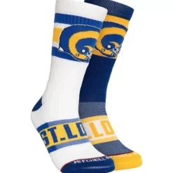 Mitchell & Ness Accessories-Hail Mary Crew Socks St. Louis Rams