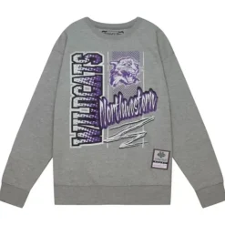 Mitchell & Ness Hoodies & Sweatshirts-Halftime Script Crew Northwestern University