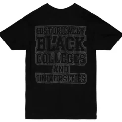 Mitchell & Ness T-Shirts & Tops-Hbcu Black Tonal Tee