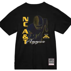 Mitchell & Ness T-Shirts & Tops-Hbcu Blitzed Tee North Carolina A&T University