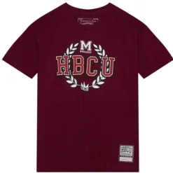 Mitchell & Ness T-Shirts & Tops-Hbcu Wreath Tee Morehouse College