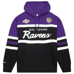 Mitchell & Ness Hoodies & Sweatshirts-Head Coach Hoodie Baltimore Ravens