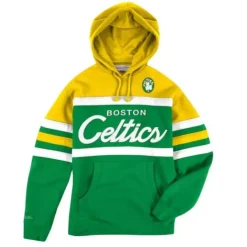 Mitchell & Ness Hoodies & Sweatshirts-Head Coach Hoodie Boston Celtics