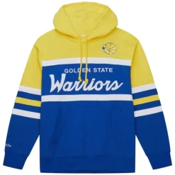 Mitchell & Ness Hoodies & Sweatshirts-Head Coach Hoodie Golden State Warriors