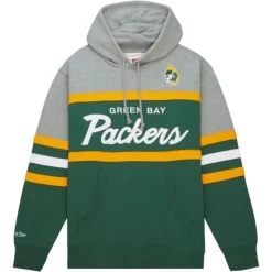 Mitchell & Ness Hoodies & Sweatshirts-Head Coach Hoodie Green Bay Packers