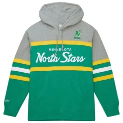 Mitchell & Ness Hoodies & Sweatshirts-Head Coach Hoodie Minnesota North Stars