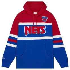 Mitchell & Ness Hoodies & Sweatshirts-Head Coach Hoodie New Jersey Nets