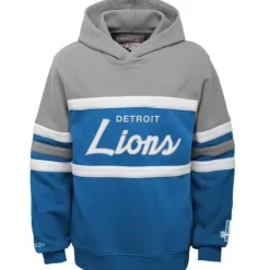 Mitchell & Ness Big Kids-Head Coach Hoody Detroit Lions