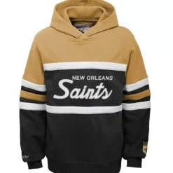 Mitchell & Ness Big Kids-Head Coach Hoody New Orleans Saints