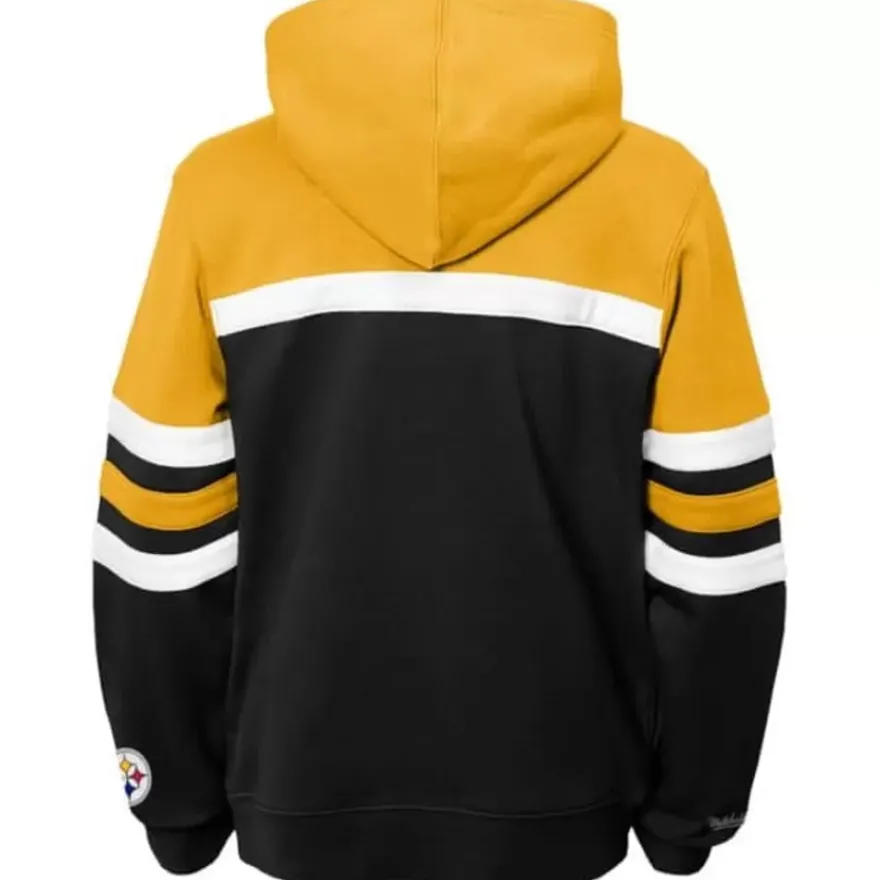 Mitchell & Ness Big Kids-Head Coach Hoody Pittsburgh Steelers