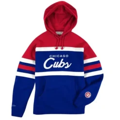 Mitchell & Ness Hoodies & Sweatshirts-Headcoach Hoody Chicago Cubs