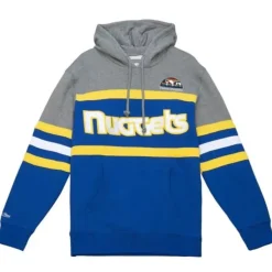 Mitchell & Ness Hoodies & Sweatshirts-Headcoach Hoody Denver Nuggets