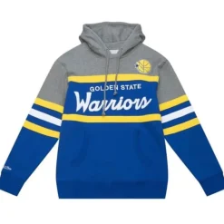Mitchell & Ness Hoodies & Sweatshirts-Headcoach Hoody Golden State Warriors