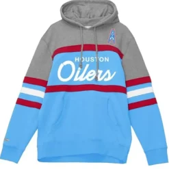 Mitchell & Ness Hoodies & Sweatshirts-Headcoach Hoody Houston Oilers