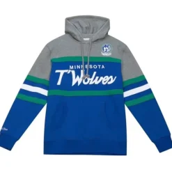 Mitchell & Ness Hoodies & Sweatshirts-Headcoach Hoody Minnesota Timberwolves