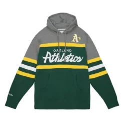 Mitchell & Ness Hoodies & Sweatshirts-Headcoach Hoody Oakland Athletics
